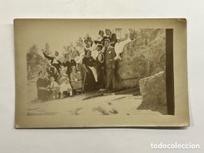 Fotografia antiga: ALFARA DEL PATRIARCA, Valencia. Gent del poble d’excursio…. (a.1958)